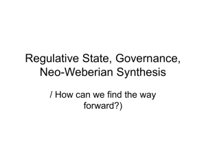 Regulative State, Governance, Neo