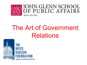 The Art of Government Relations