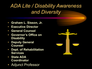 Disability Diversity