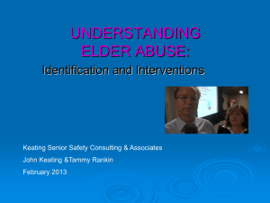 Understanding Elder Abuse: Identification and Interventions