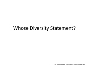 Whose Diversity Statement