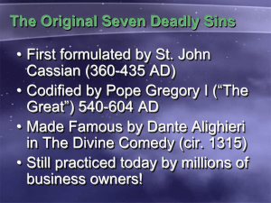 The Seven Deadly Sins of Business Ownership
