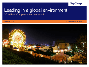 BCL 2010 | External webinar PPT | Leading in a global