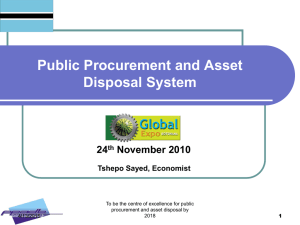 Public Procurement and Asset Disposal Board