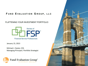 fund evaluation group, llc - Society of Financial Service Professionals