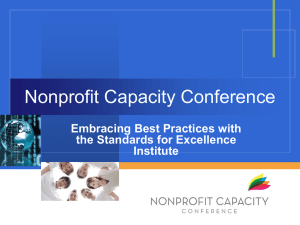 Embracing Best Practices with the Standards for Excellence Institute