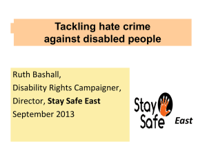 Tackling hate crime presentation