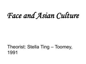 face_and_asian_culture