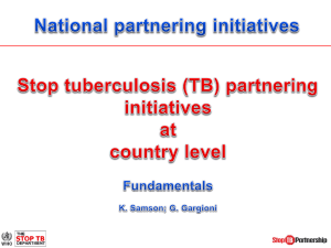 partnering process - Stop TB Partnership