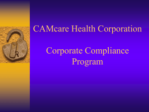 Corporate Compliance Panel