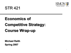 Lecture: Course Wrap-up