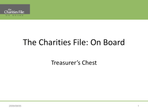 Treasurers Chest PowerPoint