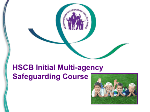 Trainer`s PowerPoint - Herefordshire Safeguarding Children Board