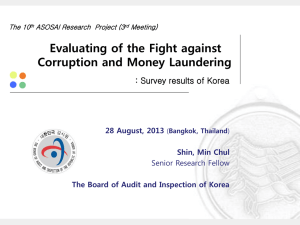 Country Report - SAI Korea