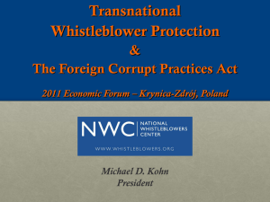 Whistleblowers #1 in Fraud Detection
