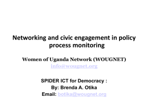 Networking and Civic engagement