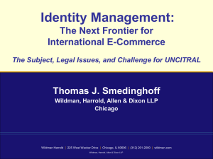 Identity Management: The Next Frontier for International E