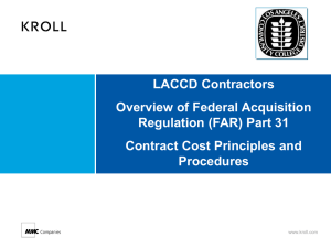 Direct Costs - Build LACCD