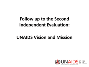UNAIDS Vision and Mission