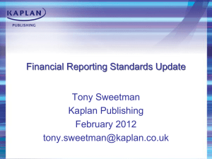 AAT Financial Reporting Standards Update Feb 2012