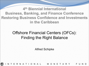 Offshore Financial Centers