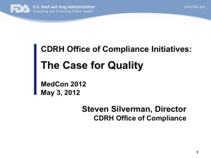 Steve Silverman – The Case for Quality