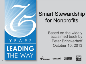 Smart Stewardship for Nonprofits