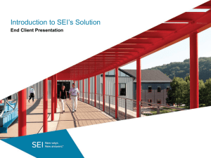 Introduction to SEI`s Solution