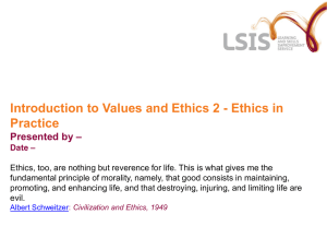 Module 3 Introduction to Values and Ethic PPT 2