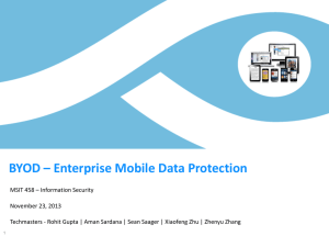 Mobile Data Protection