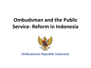 Ombudsman and the Public Service