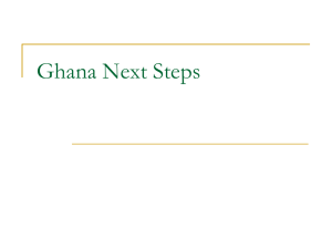 Ghana Next Steps