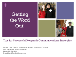 Successful Nonprofit Communication Strategies