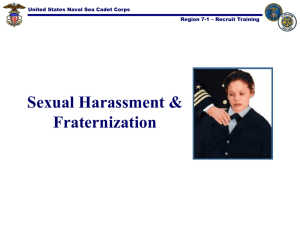 Sexual Harassment & Fraternization