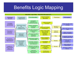 Benefits Logic Mapping Outline - APMG
