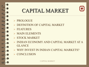 India Capital Market Update
