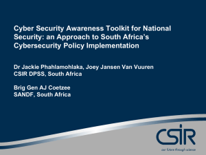 Cyber Toolkit for National Security