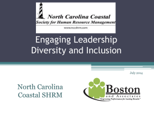 Engaging Leadership, Diversity and Inclusion Powerpoint