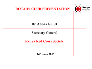 Good governance - Rotary Club of Westlands, Nairobi