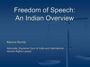 Karunda Nundy_Freedom of Speech