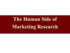 Chapter 4 - Essentials of Marketing Research