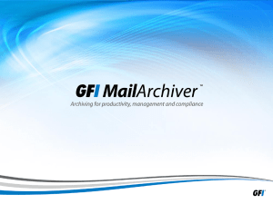 gfi mailarchiver saves the day