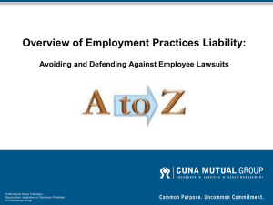 13_0507 Employment Practices Liability A to Z