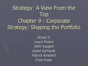 Strategy: A View From the Top Chapter 9
