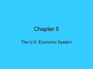 Chapter 5 US Economy system