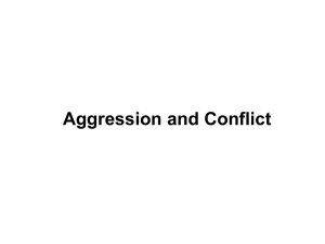 A. Aggression - psychinfinity.com