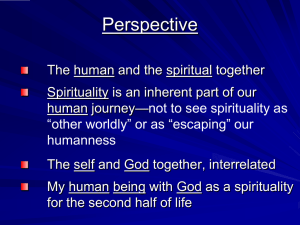 Spirituality in the Second Half of Life