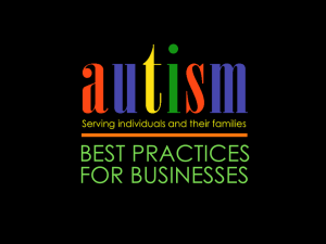 Autism: Serving Individuals & Their Families