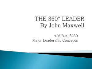 THE 360° LEADER