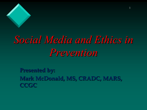 Social Media Ethics